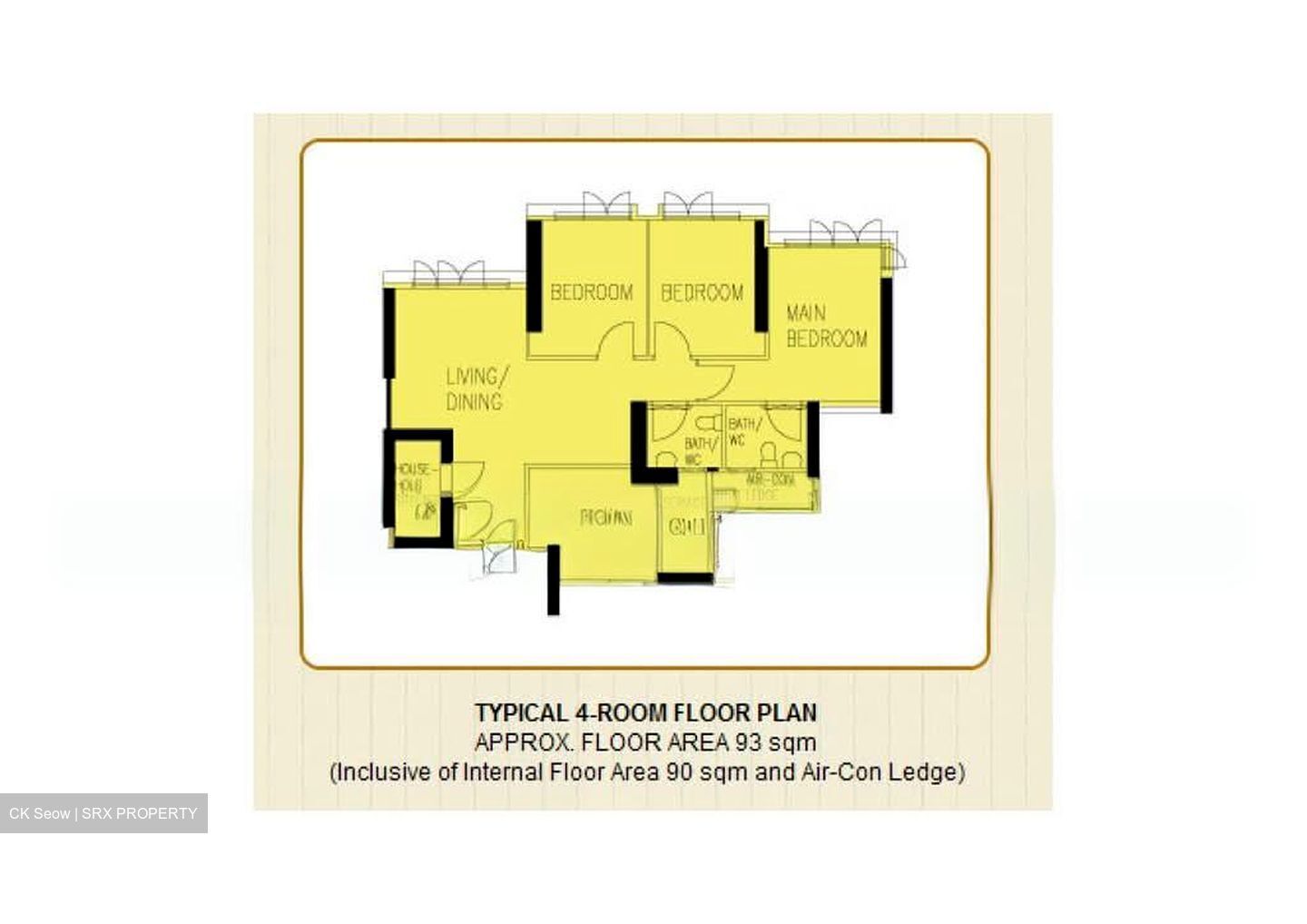 Blk 312C Clementi Ridges (Clementi), HDB 4 Rooms #595870031